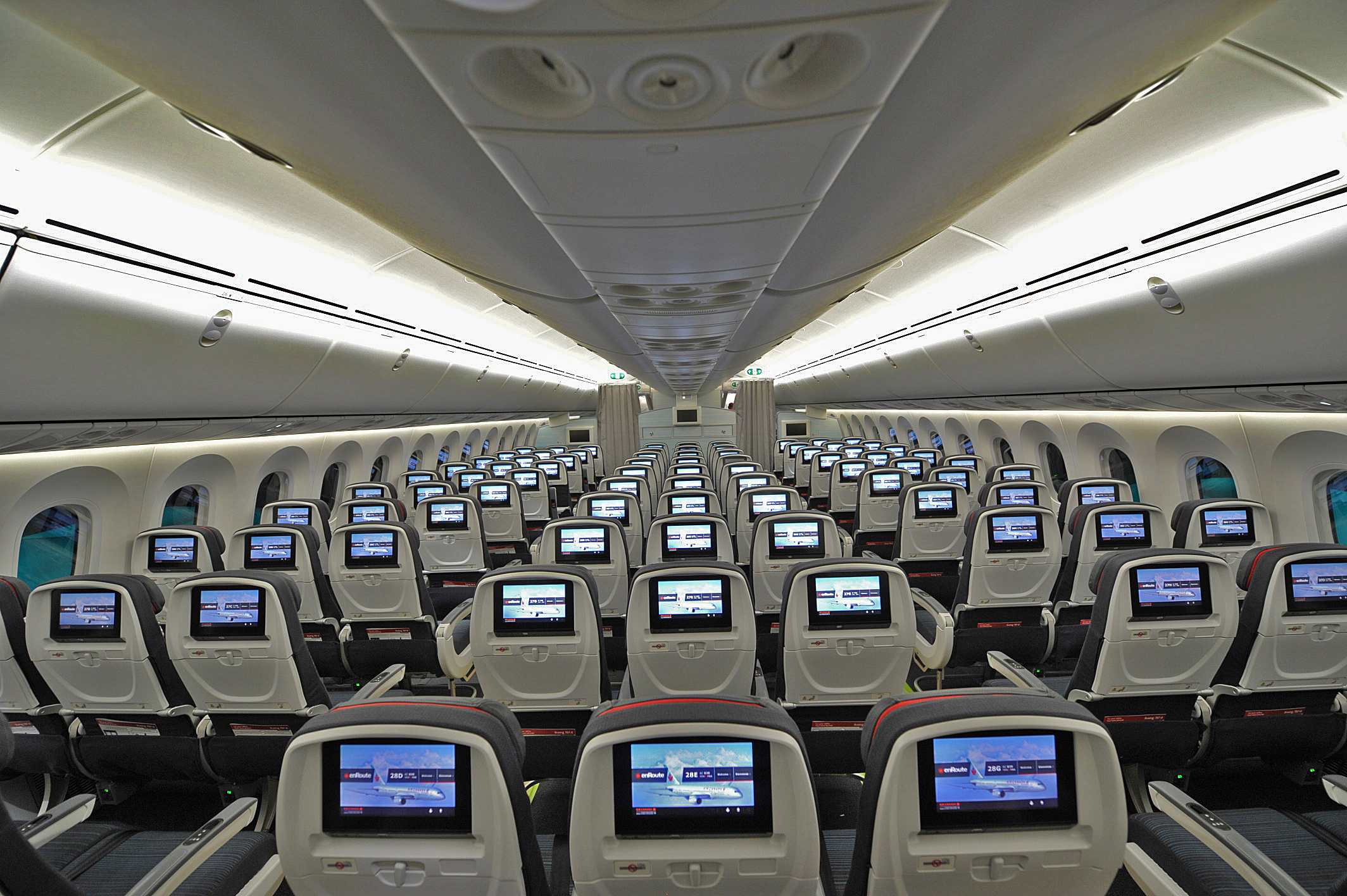 Boeing 787 Economy Cabin
